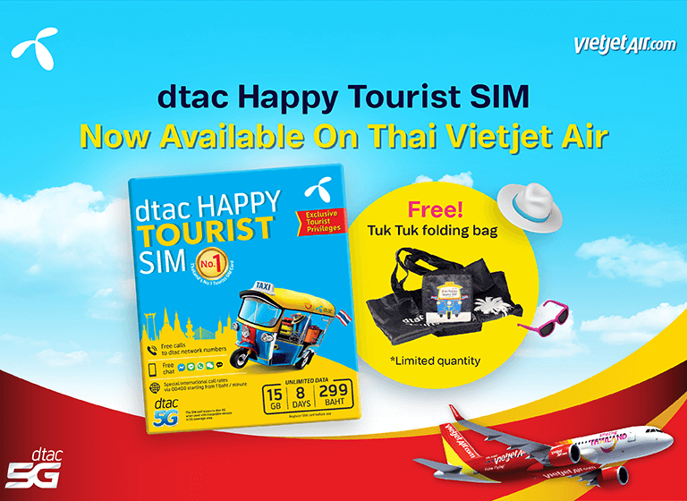 Tourist Sim The Best Sim For Tourists Visiting Thailand 2022 Update Dtac 3962